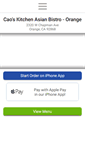 Mobile Screenshot of caoskitchenorange.com
